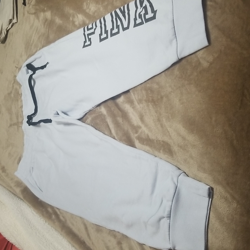 VS Pink Brand joggers XL- light blue